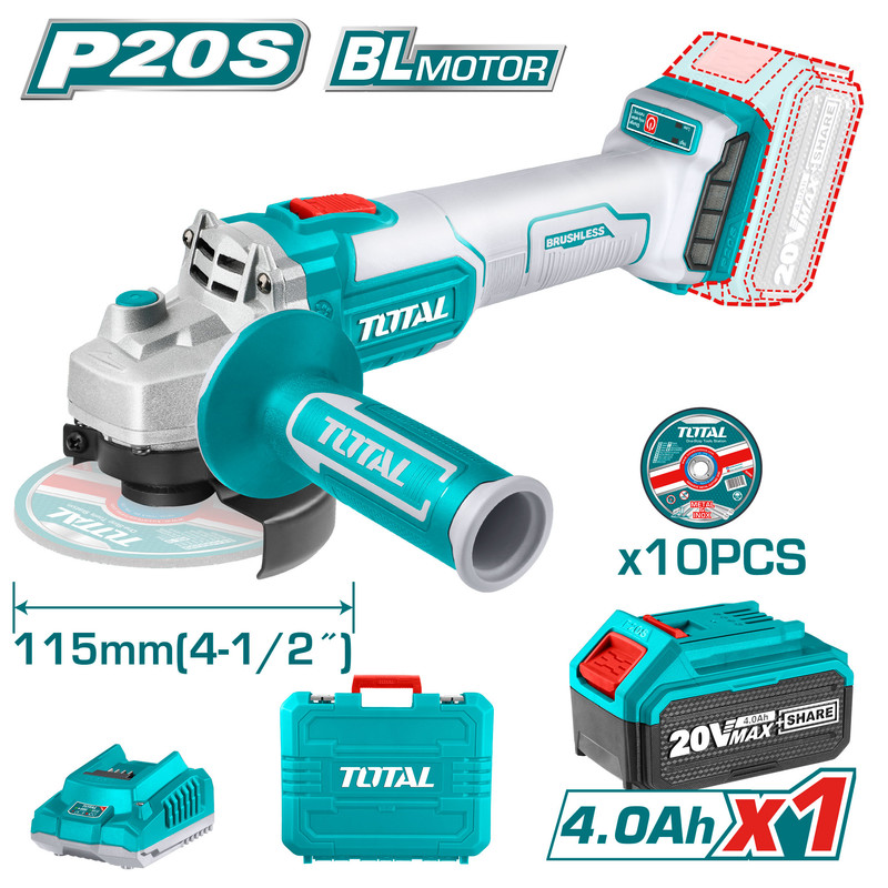 BL 20VX1BX1C مجموعة صاروخ عالبطارية+طقم ديسك شنطة بلاستيك