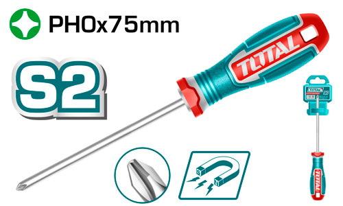 PH0X75 مفك براغي صليب