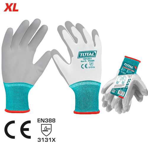PU XL كفوف مغطس