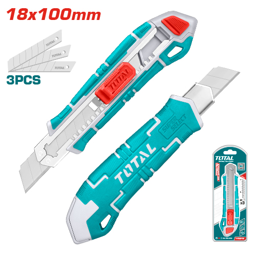 سكين شفرة سحب مع 3 شفرات فدار