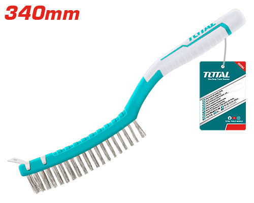 فرشاية بولاد مسكة بلاستيك 3 صفوف مع شفرة