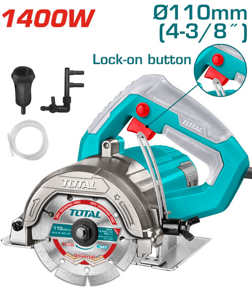 1400W 110MM منشار غرانيت صناعي