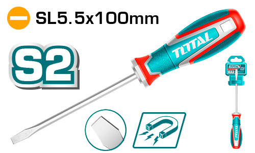 SL5.5X100 S2 مفك براغي شق