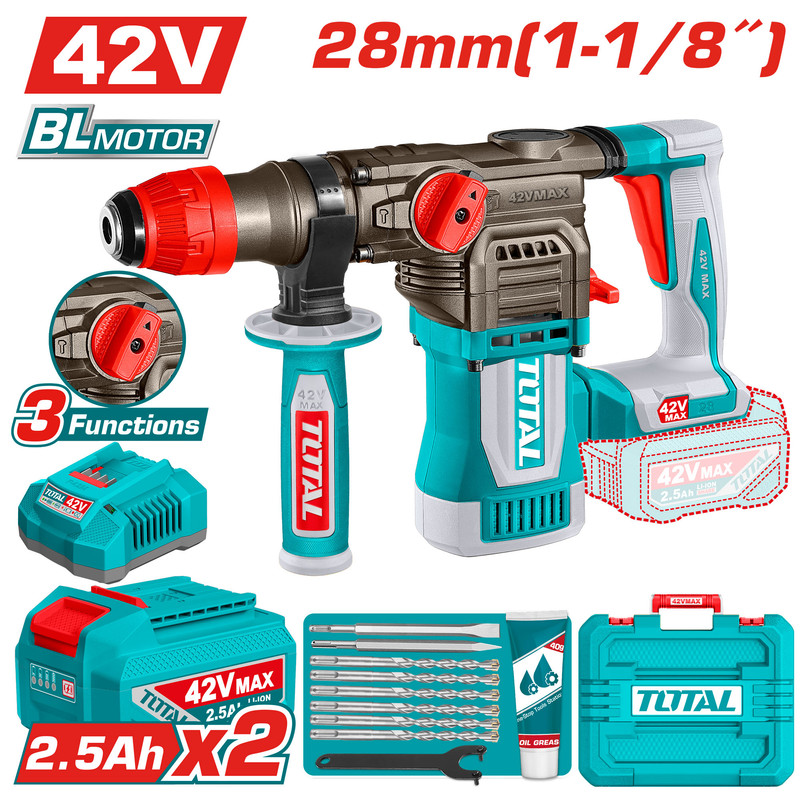 Cordless rotary hammer