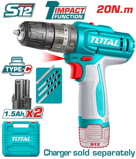 [TIDLI12206] Cordless impact drill
