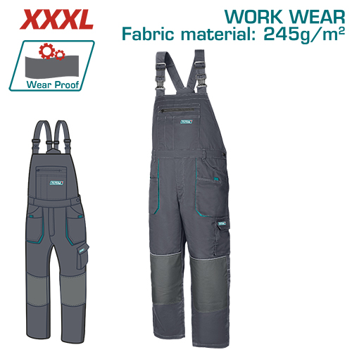 [TSP6033.XXXL] XXX-L Overall بدلة عمل صناعية