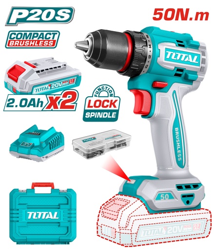 [TDLI205062] 20VX50NmX2BX1CX2.0Ah (Compact)  مقدح بطارية صناعي