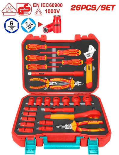 [THKITH2601] 26 Pcs طقم عدة معزولة