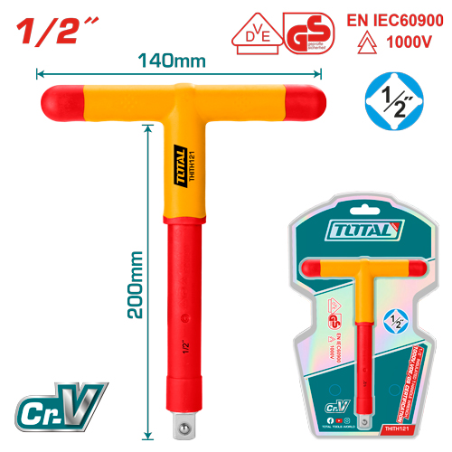 [THITH121] 1/2" T-handle مسكة طربوش معزول