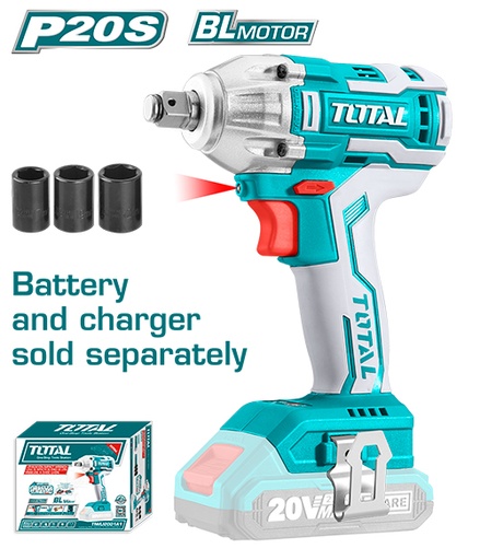 [TIWLI2001A1] 1/2'' 20V Brushless (Tool Only) فرد شد طربوش صناعي