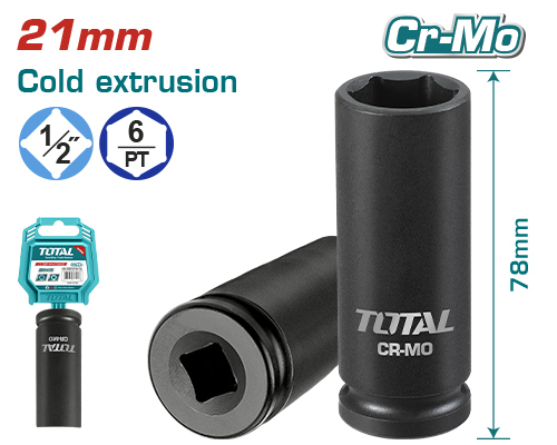 [THDIS12211L] 1/2"X21MM impact طربوش غميق صناعي