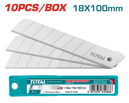 [THT519112] 10 PCS 18X100 mm  شفرات فدار