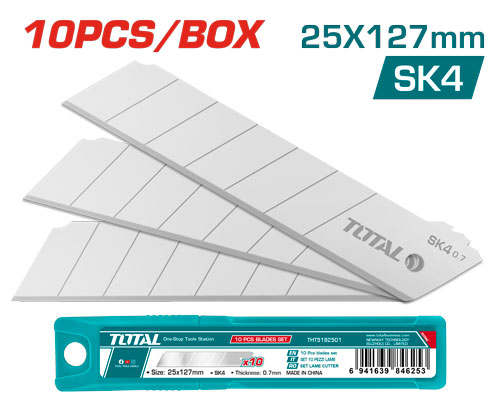 [THT5192501] 10 Pcs SK4 25X127MM طقم شفرات صناعي
