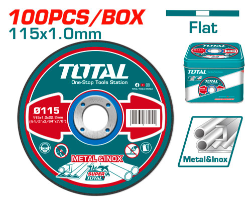 [TAC210115100] 100 PCS 1.0MM طقم ديسك قص ستانلس صغير