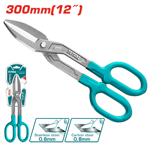 [THT524121] 12" مقص صاج حديد و ستانلس 0.5 ملم