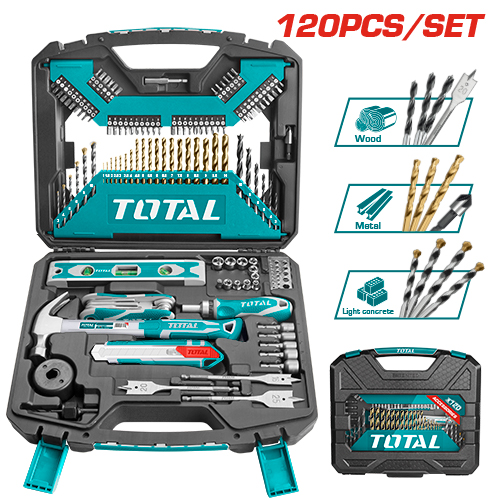 [THKTAC01120] 120 PCS طقم عدة و ريش