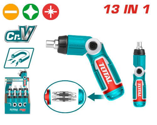 [TACSD30136] 13 IN 1 طقم مفك طقطاق