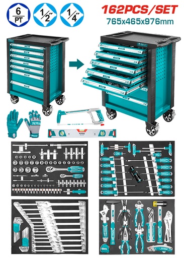 [THPTCS71621] 162PCS عرباية عدة كاراج صناعية