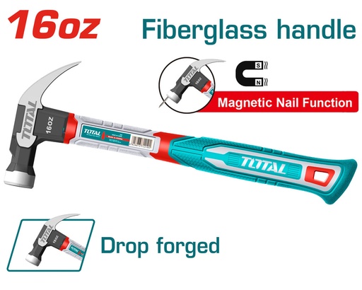 [THCH61016] 16oz/450g مطرقة نجار مسكة فايبر