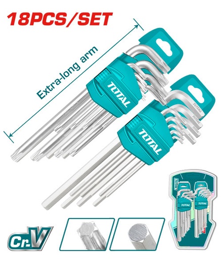 [THT106KT0181] 18PCS طقم مسدس و منجم