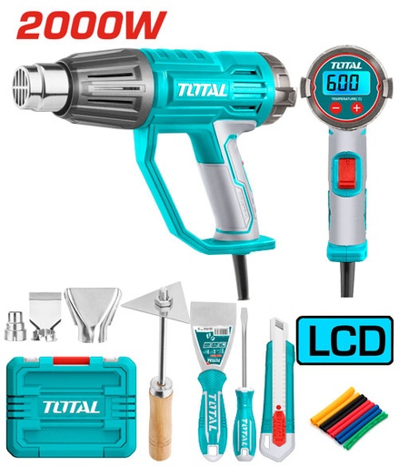 [TB200561] 2000W طقم سشوار حراري ديجيتال مع شنطة