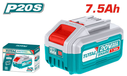 [TFBLI2075] 20V 7.5Ah بطارية ليثيوم فدار كبيرة مع مؤشر تعبئة