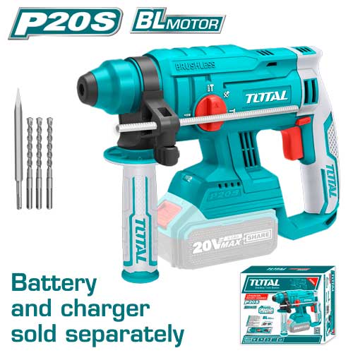 [TRHLI2201] 20V SDS (Tool Only) مقدح برم و تكسير عالبطارية