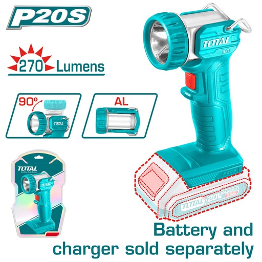 [TWLI2038] 20VX270 Lumens (Tool Only) كشاف