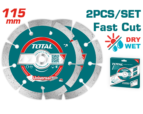 [TAC21111532] 2PCS 115X22MM طقم ديسك الماس