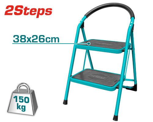 [THLAD09021] 2Steps سلم حديد درجة عريضة