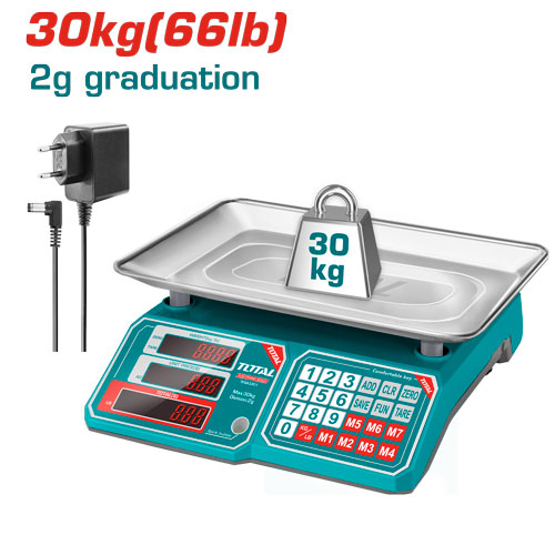 [TESA3301] 30KG ميزان الكتروني ديجيتال