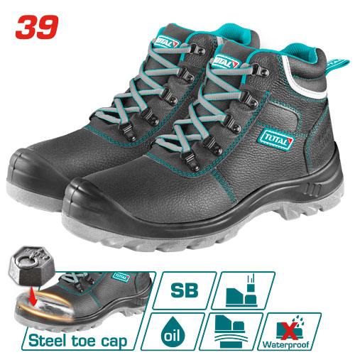 [TSP202SB.39] 39(SAFETY) حذاء عمال مع حماية اسود