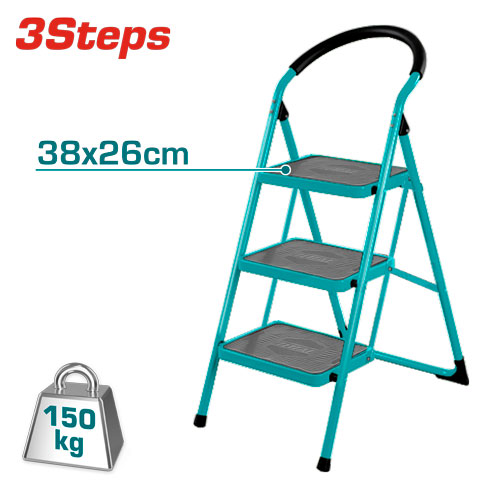 [THLAD09031] 3Steps سلم حديد درجة عريضة