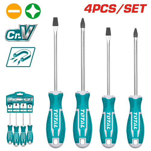 [THT250604] 4 PCS طقم مفك براغي