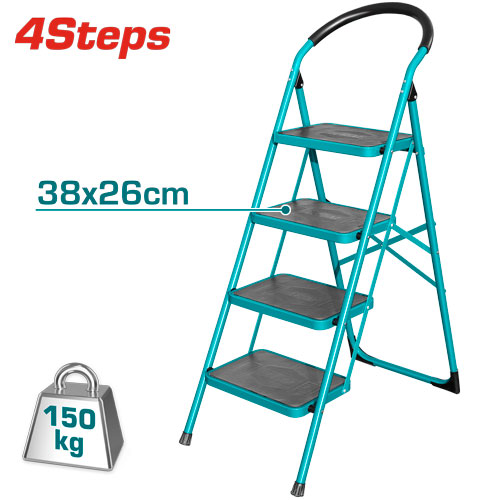 [THLAD09041] 4Steps سلم حديد درجة عريضة