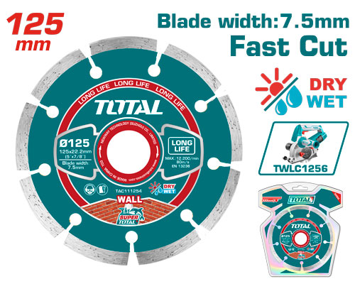 [TAC111254] 5"x22mm D ديسك الماس