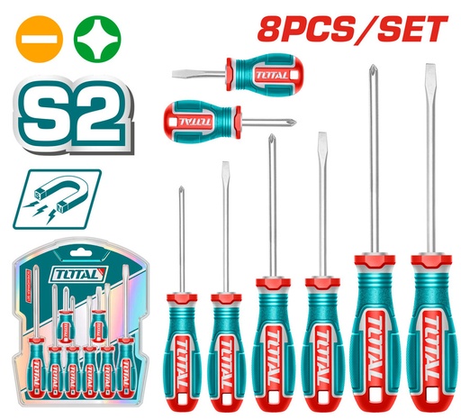 [TKSDS0826] 8 Pcs طقم مفكات براغي
