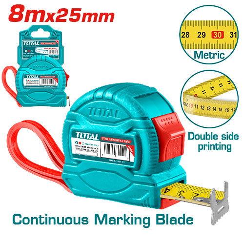 [TMT34825M] 8X25MM متر بلاستيك