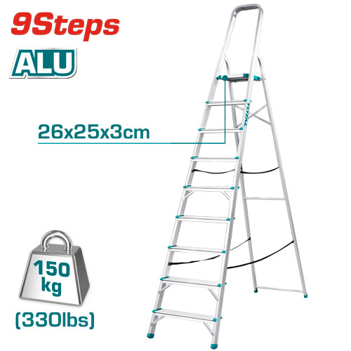 [THLAD06091] 9Steps سلم المنيوم منزلي