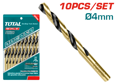 [TAC100403] HSS drill bit 4.0mm ريشة حديد