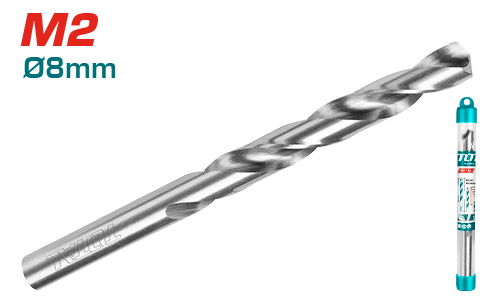 [TAC110801] M2 HSS drill bit 8.0mm ريشة حديد صناعية