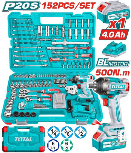 [THKTHP31522] 152 PcsX500NM مجموعة عدة مع فرد شد طربوش