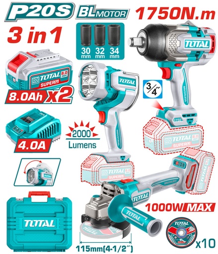 [TOSLI250593] 20V 3PCS مجموعة